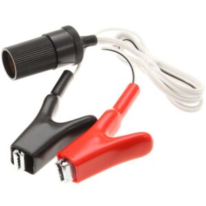 12V Crocodile Clips to 12V Cigar Adaptor 30553